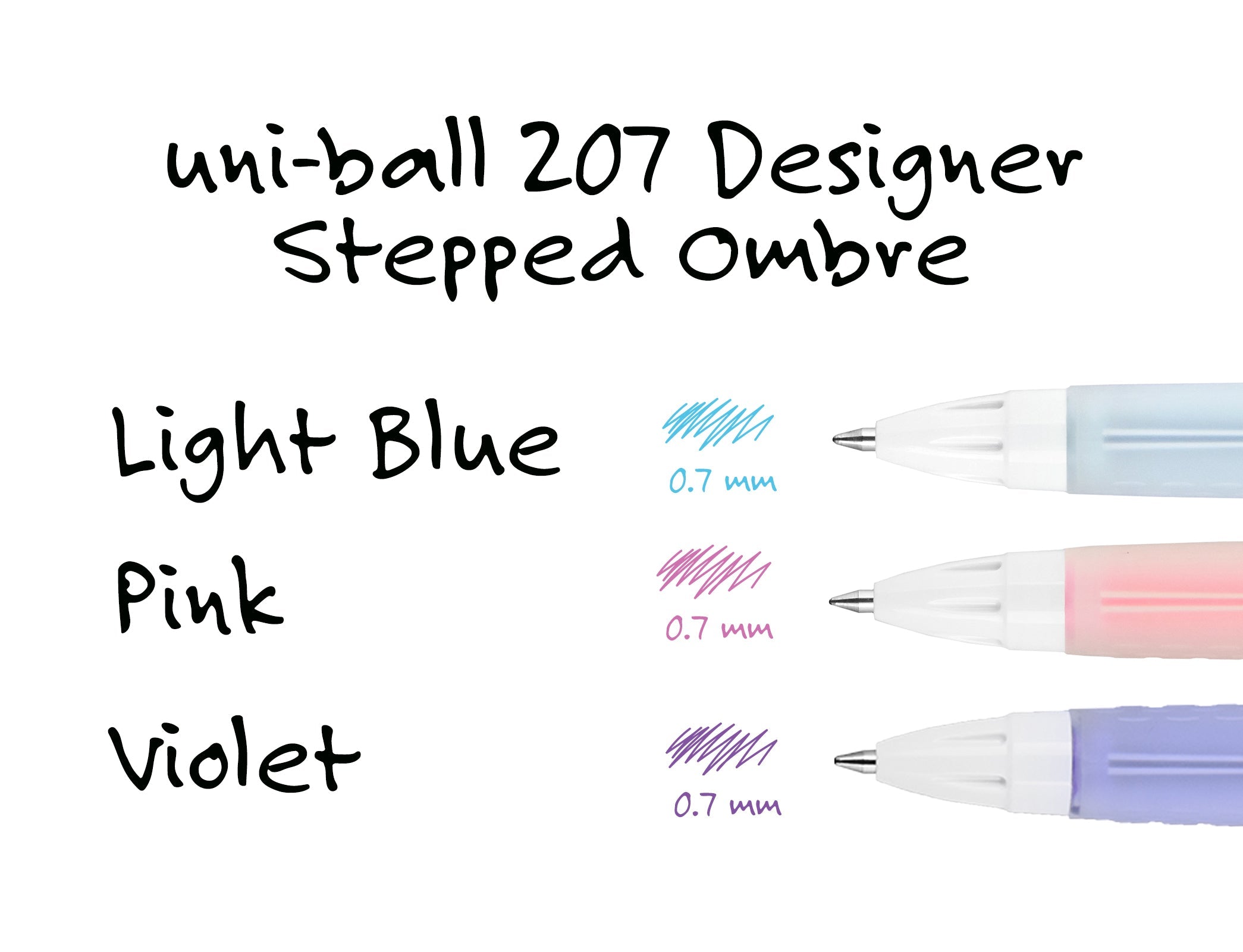 uniball™ 207 Designer Stepped Ombre, Gel Pen