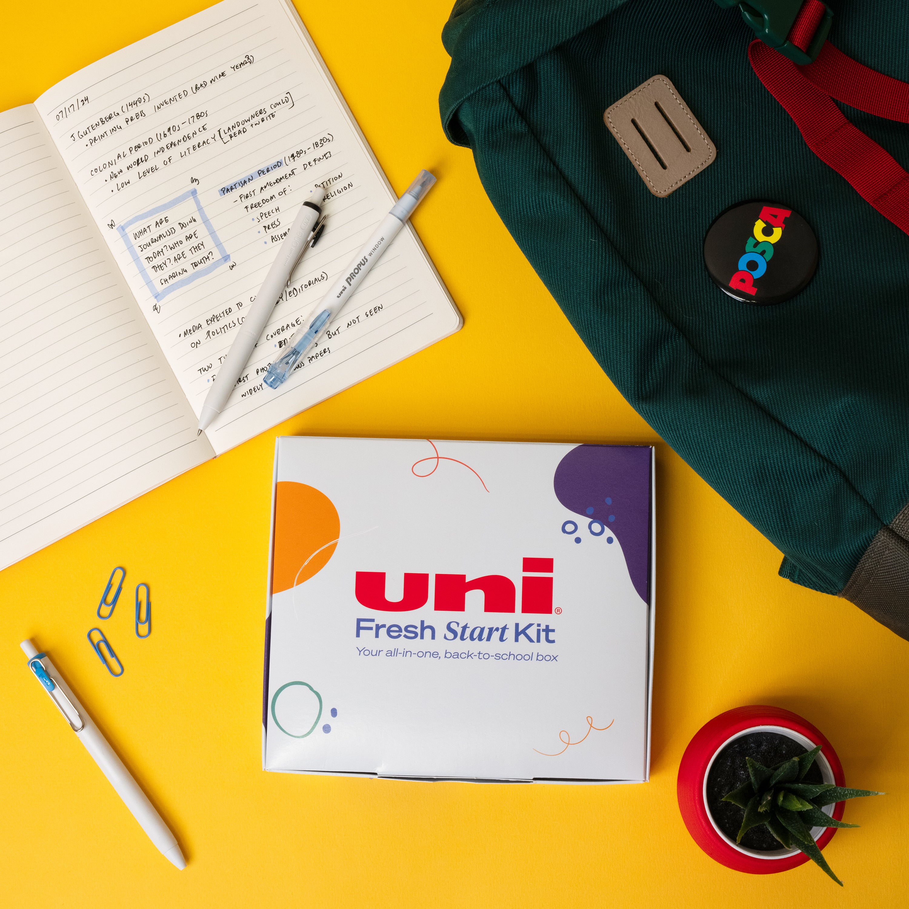 uni® Fresh Start Kit | Back-to-School Box