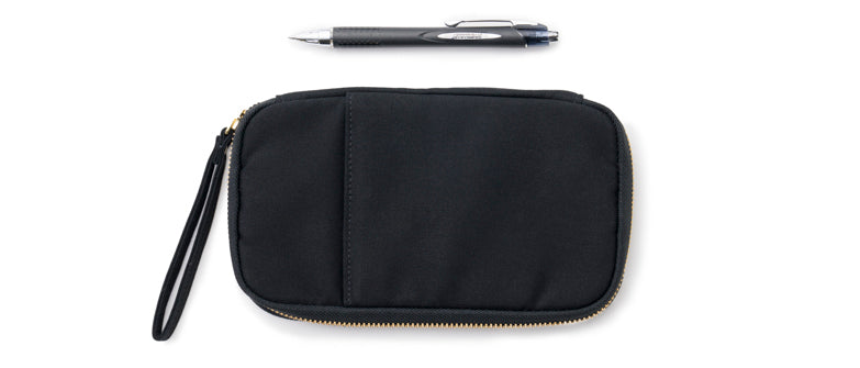 Hobonichi Small Drawer Pencil Pouch with Jetstream RT, Black 0.7mm, Ballpoint Pen