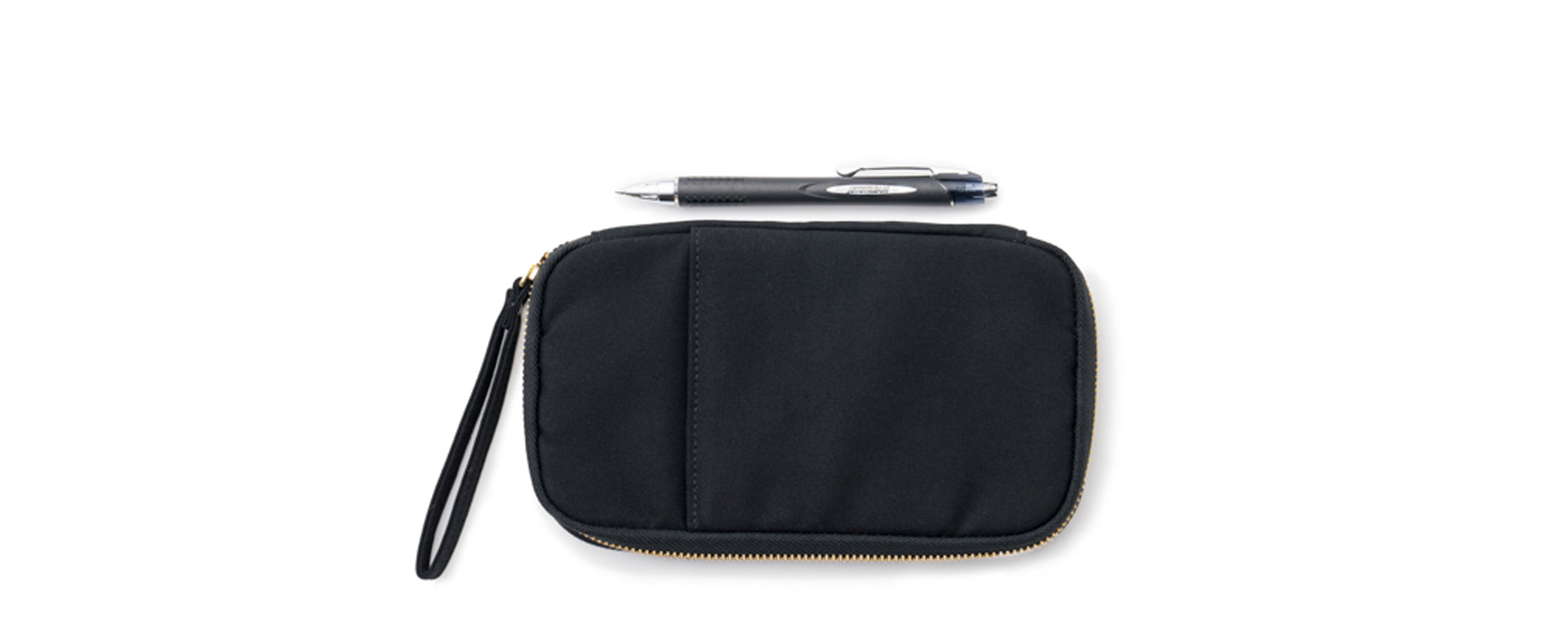 Hobonichi Small Drawer Pencil Pouch with Jetstream RT, Black 0.7mm, Ballpoint Pen