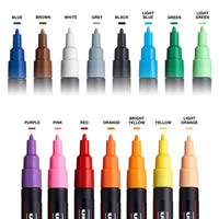 uni® POSCA® PC-3M, Water-Based Paint Markers (15 Pack)