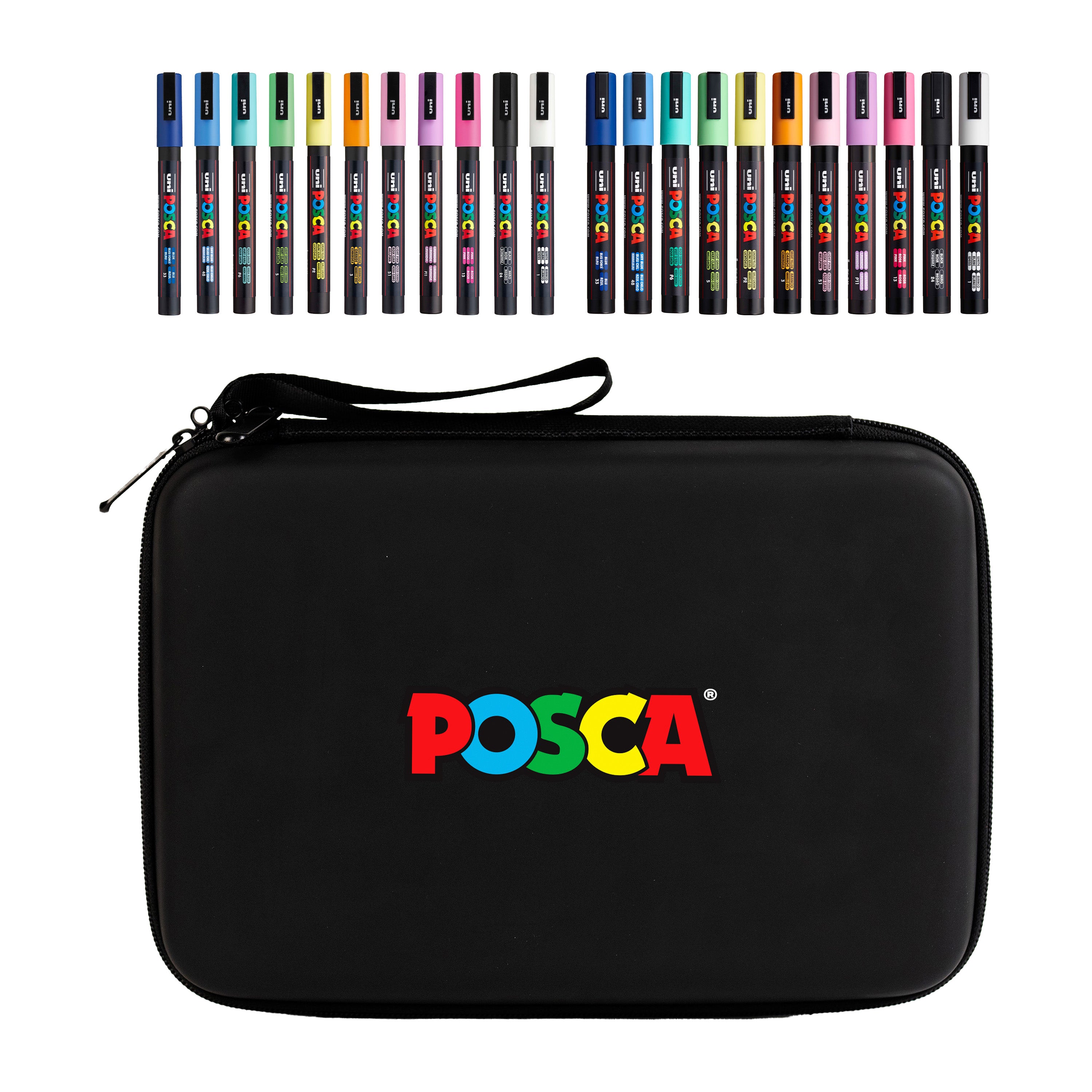 uni® POSCA® PC-5M & PC-3M Exclusive Special Edition Set (22 Pack)