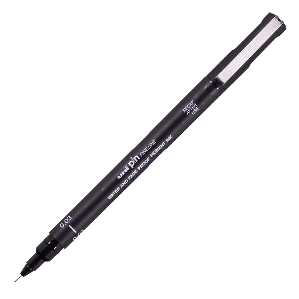 uni® Pin, Fine Line Drawing Pen, 0.03 mm