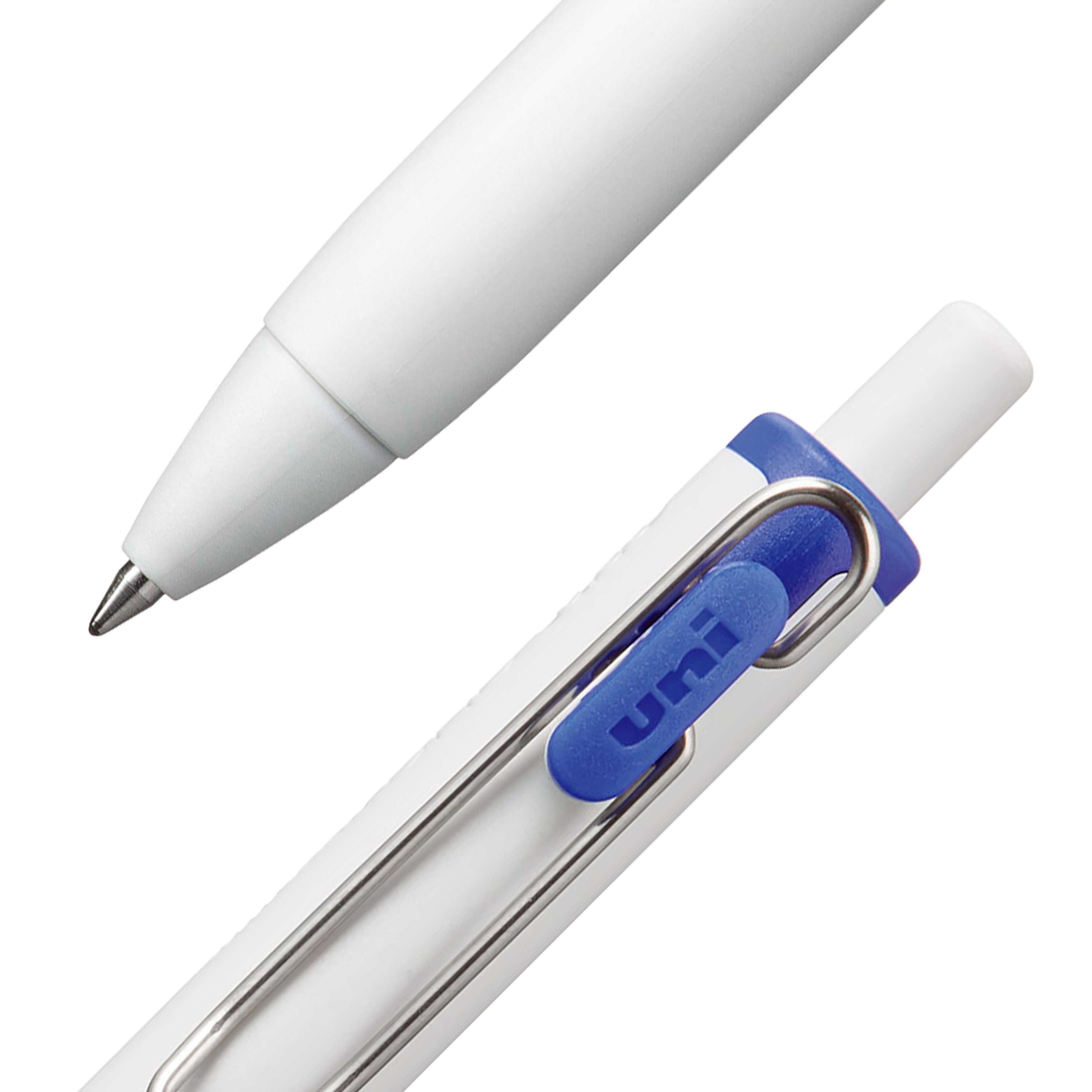 uniball™ one Retractable Gel Pens, Medium Point (0.7mm), Blue Ink, 12 Count